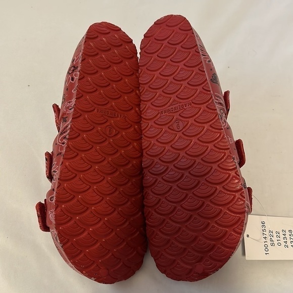 SUN + STONE Men's Bowie Sandal Red Bandana size 9 - Picture 5 of 7